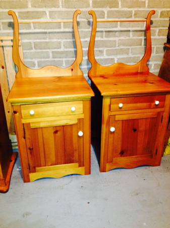 Pine side tables